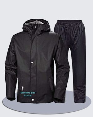 CAMISON Attractive series Men's Raincoat Waterproof Reversible Double Layer Packed in a Storage Bag