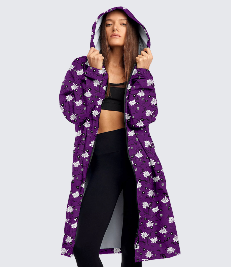 CAMISON Women's Attractive Printed Raincoat