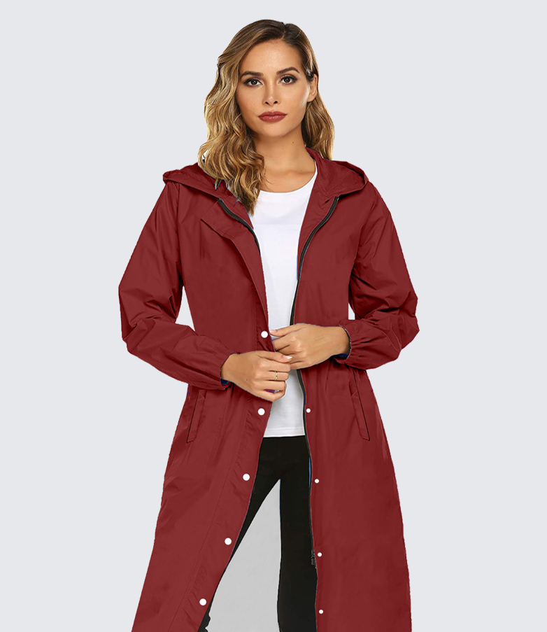 CAMISON Women's Attractive Raincoat