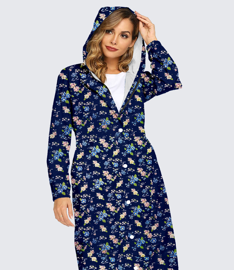CAMISON Women's Stylish Printed Raincoat