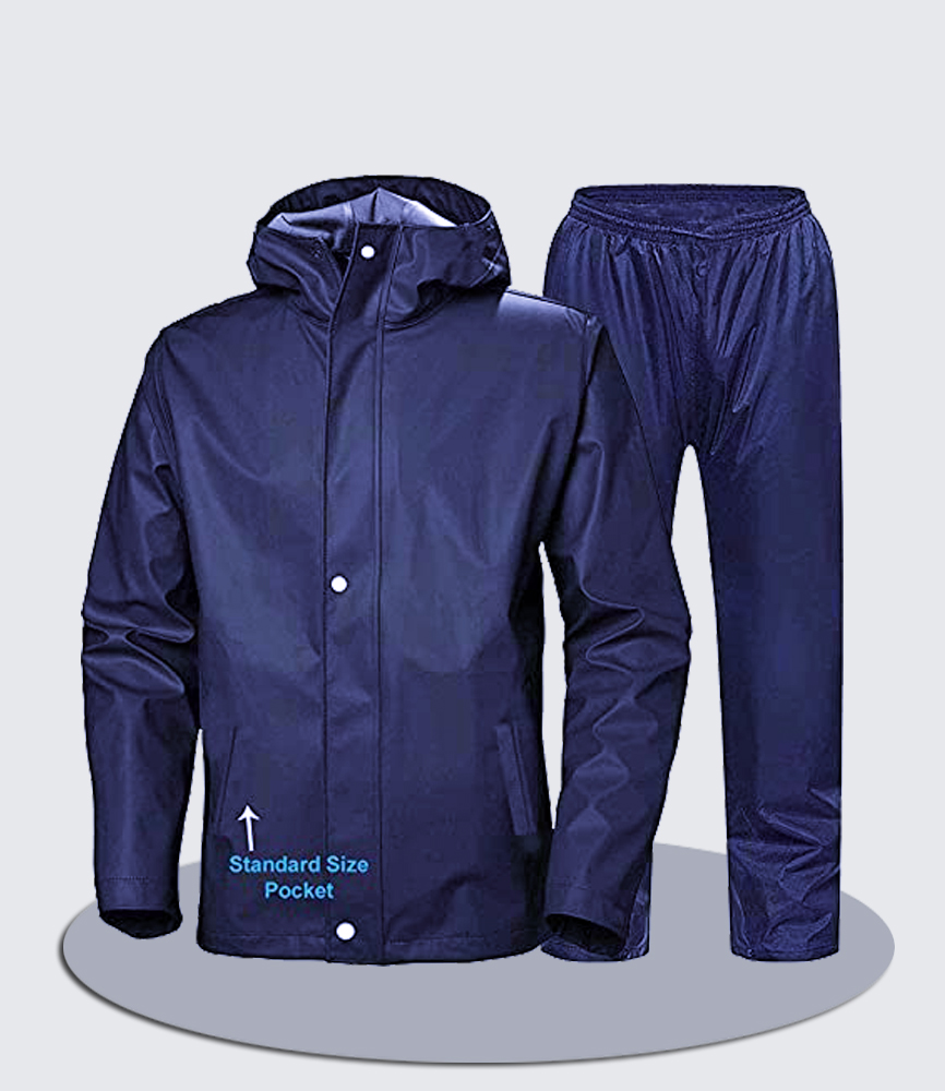 CAMISON Attractive series Men's Raincoat Waterproof Reversible Double Layer Packed in a Storage Bag